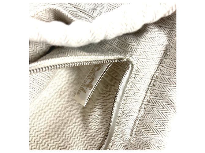 Hermès Fourby 25 Bag-in-Bag Tasche Beige Dunkelbraun - Ansicht 9