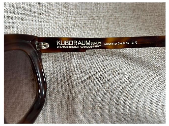 Autre Marque Occhiali da sole Kuboraum – Pezzo di design, realizzato in Italia Marrone - vista 14