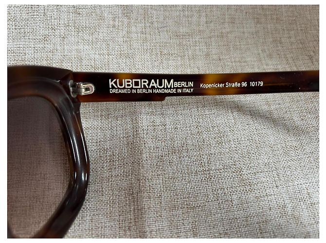 Autre Marque Occhiali da sole Kuboraum – Pezzo di design, realizzato in Italia Marrone - vista 5