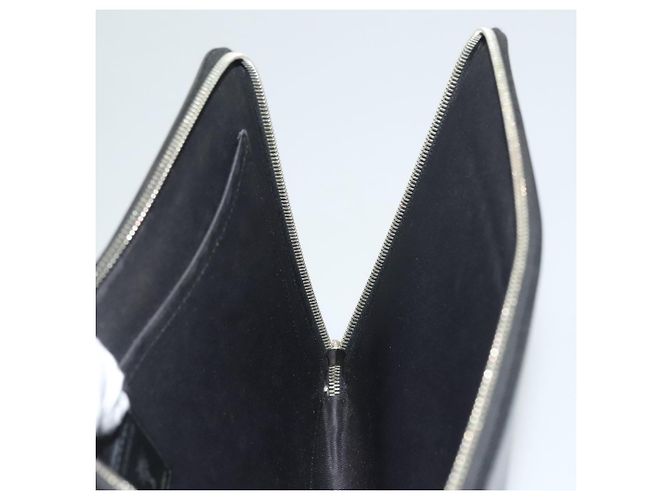 LOUIS VUITTON Epi Pochette Jules GM Borsa Clutch Nero Bianco M63295 LV Auth 133695 - vista 17