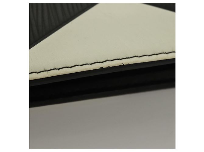 LOUIS VUITTON Epi Pochette Jules GM Borsa Clutch Nero Bianco M63295 LV Auth 133695 - vista 5