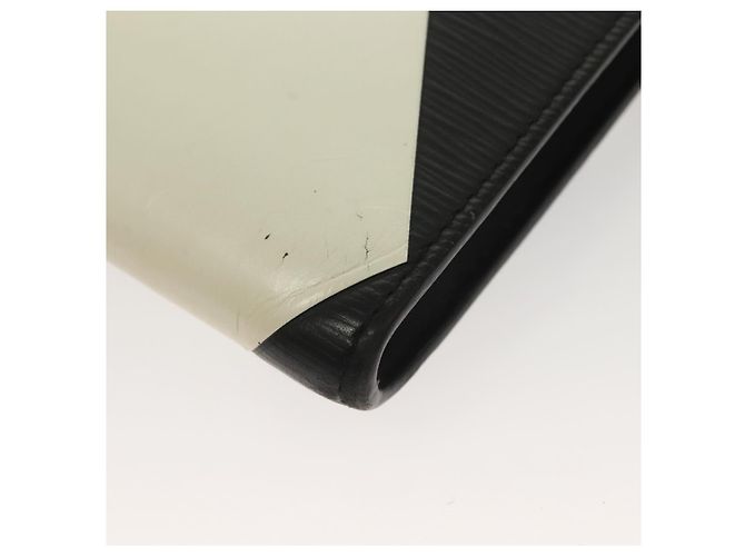 LOUIS VUITTON Epi Pochette Jules GM Borsa Clutch Nero Bianco M63295 LV Auth 133695 - vista 8