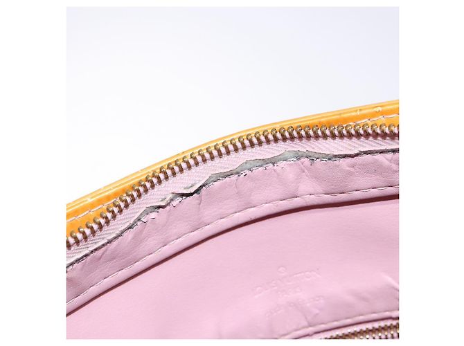 LOUIS VUITTON Borsa Houston Monogram Vernis Rosa Marshmallow M91302 LV Auth 135881 - vista 10