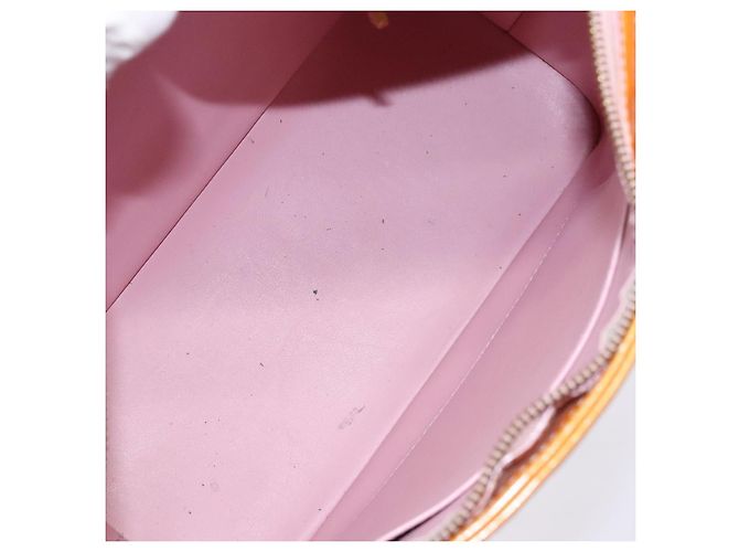 LOUIS VUITTON Borsa Houston Monogram Vernis Rosa Marshmallow M91302 LV Auth 135881 - vista 11