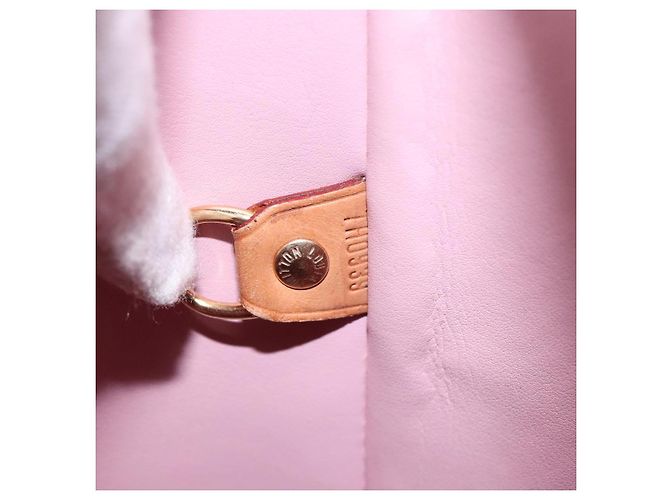 LOUIS VUITTON Borsa Houston Monogram Vernis Rosa Marshmallow M91302 LV Auth 135881 - vista 12