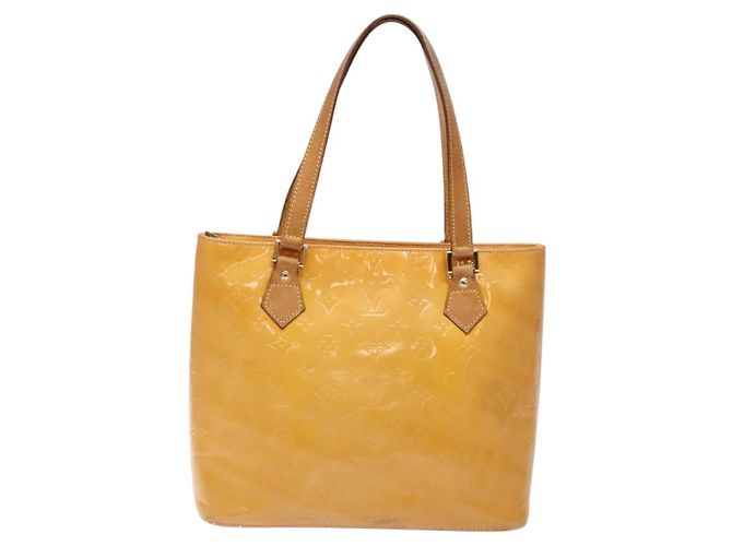 LOUIS VUITTON Borsa Houston Monogram Vernis Rosa Marshmallow M91302 LV Auth 135881 - vista 13