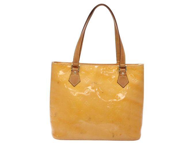 LOUIS VUITTON Borsa Houston Monogram Vernis Rosa Marshmallow M91302 LV Auth 135881 - vista 2
