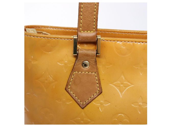 LOUIS VUITTON Borsa Houston Monogram Vernis Rosa Marshmallow M91302 LV Auth 135881 - vista 21