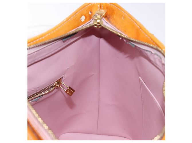LOUIS VUITTON Borsa Houston Monogram Vernis Rosa Marshmallow M91302 LV Auth 135881 - vista 23