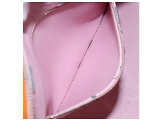LOUIS VUITTON Borsa Houston Monogram Vernis Rosa Marshmallow M91302 LV Auth 135881 - vista 25