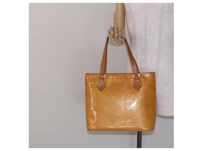 LOUIS VUITTON Borsa Houston Monogram Vernis Rosa Marshmallow M91302 LV Auth 135881 - vista 27