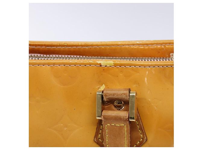 LOUIS VUITTON Borsa Houston Monogram Vernis Rosa Marshmallow M91302 LV Auth 135881 - vista 9