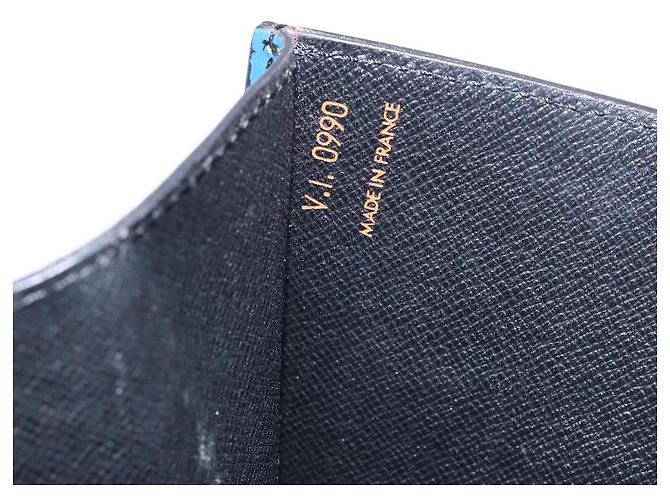 LOUIS VUITTON Pochette Montaigne 27 Épi Bleue M52655 LV Auth 135873 - vue 12