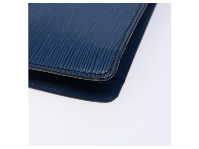 LOUIS VUITTON Pochette Montaigne 27 Épi Bleue M52655 LV Auth 135873 - vue 15