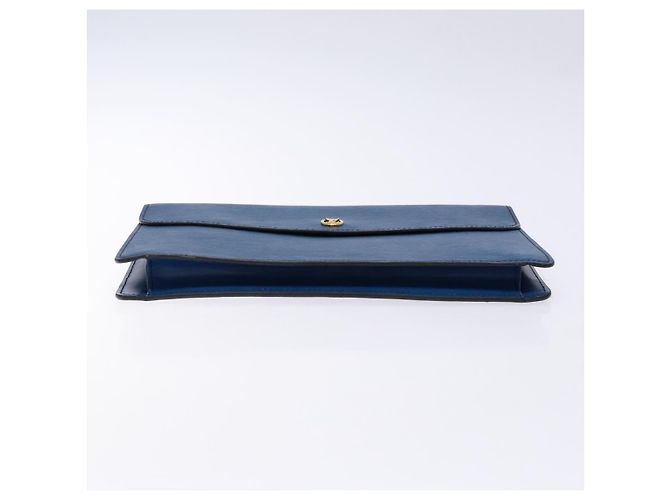 LOUIS VUITTON Pochette Montaigne 27 Épi Bleue M52655 LV Auth 135873 - vue 6