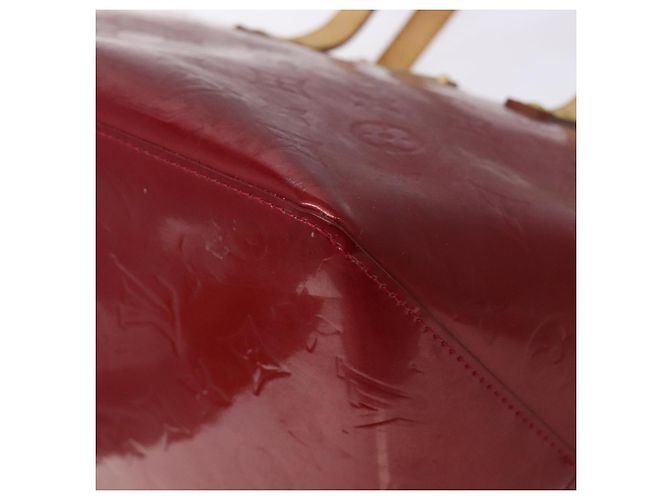 LOUIS VUITTON Borsa Bellevue PM Monogram Vernis Pomme D'amour M93583 Auth 133126 Rosso - vista 14
