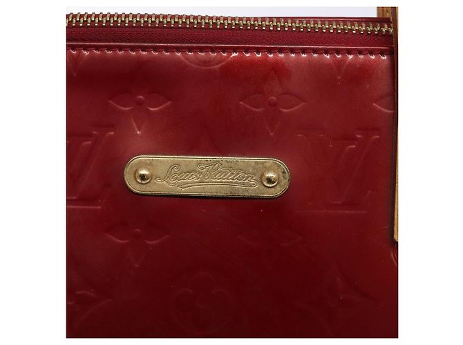 LOUIS VUITTON Borsa Bellevue PM Monogram Vernis Pomme D'amour M93583 Auth 133126 Rosso - vista 17