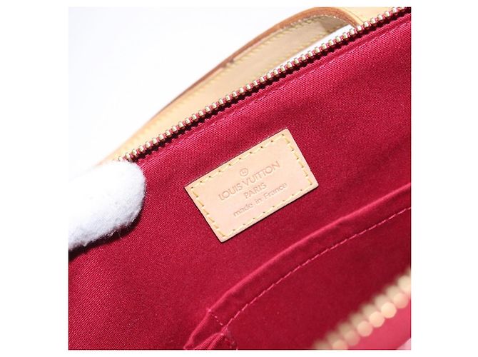 LOUIS VUITTON Borsa Bellevue PM Monogram Vernis Pomme D'amour M93583 Auth 133126 Rosso - vista 18