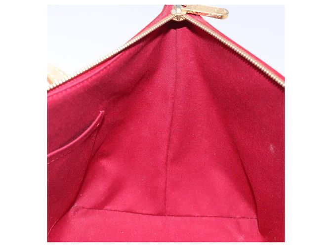 LOUIS VUITTON Borsa Bellevue PM Monogram Vernis Pomme D'amour M93583 Auth 133126 Rosso - vista 19