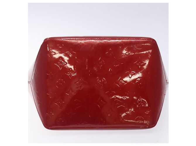 LOUIS VUITTON Borsa Bellevue PM Monogram Vernis Pomme D'amour M93583 Auth 133126 Rosso - vista 5