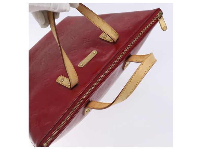 LOUIS VUITTON Borsa Bellevue PM Monogram Vernis Pomme D'amour M93583 Auth 133126 Rosso - vista 6