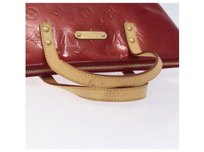 LOUIS VUITTON Borsa Bellevue PM Monogram Vernis Pomme D'amour M93583 Auth 133126 Rosso - vista 7