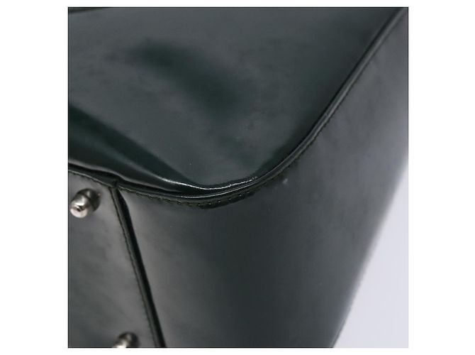 Borsa a Mano GUCCI Smalto Verde Argento 000 1013 0504 Auth bs28278 - vista 10