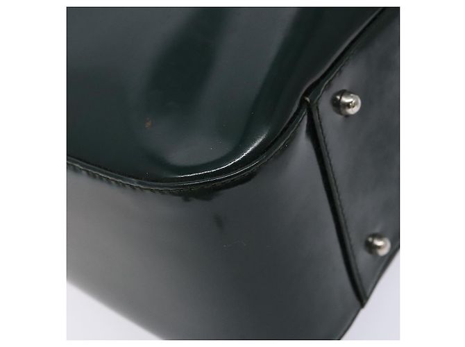 Borsa a Mano GUCCI Smalto Verde Argento 000 1013 0504 Auth bs28278 - vista 11