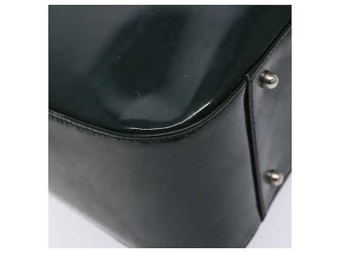Borsa a Mano GUCCI Smalto Verde Argento 000 1013 0504 Auth bs28278 - vista 13