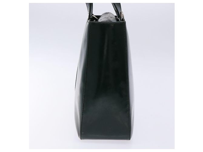 Borsa a Mano GUCCI Smalto Verde Argento 000 1013 0504 Auth bs28278 - vista 4