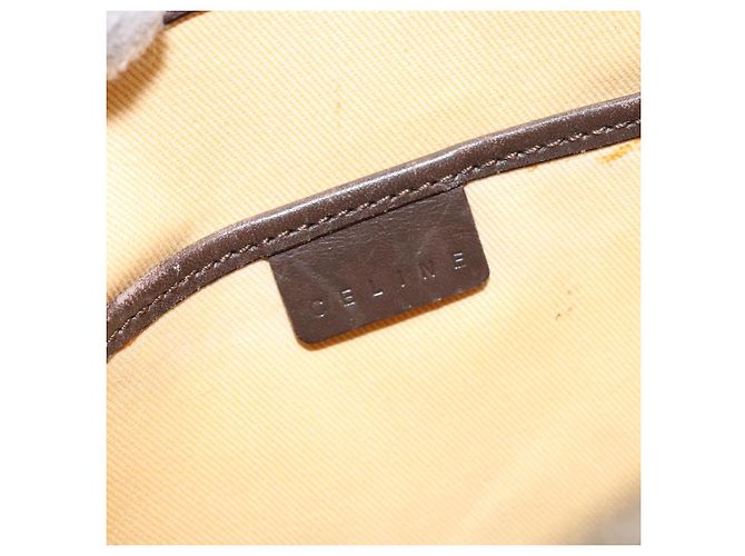 Céline Borsa a mano in tela Macadam C di CELINE marrone oro Auth ep9908 D'oro - vista 15