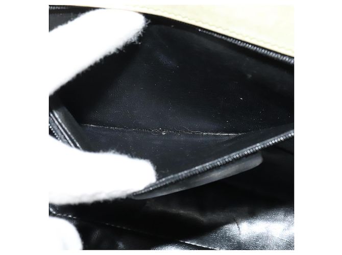 Borsa a mano Vala in suede 2 in 1 beige e oro Auth sw1296 di Salvatore Ferragamo D'oro - vista 21