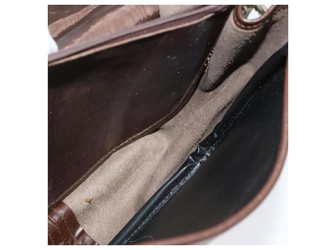 Autre Marque Borsa a Spalla Burberrys Nova Check in Tela e Pelle Beige Oro Auth yk18913 D'oro - vista 18