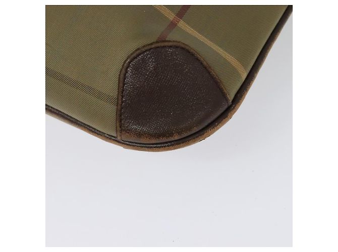 Autre Marque Borsa Tote Burberrys Nova Check in tela beige oro Auth ep9944 D'oro - vista 13