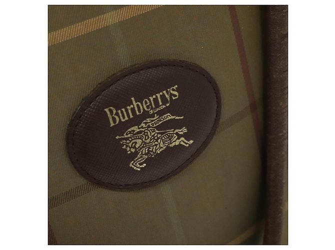 Autre Marque Borsa Tote Burberrys Nova Check in tela beige oro Auth ep9944 D'oro - vista 14