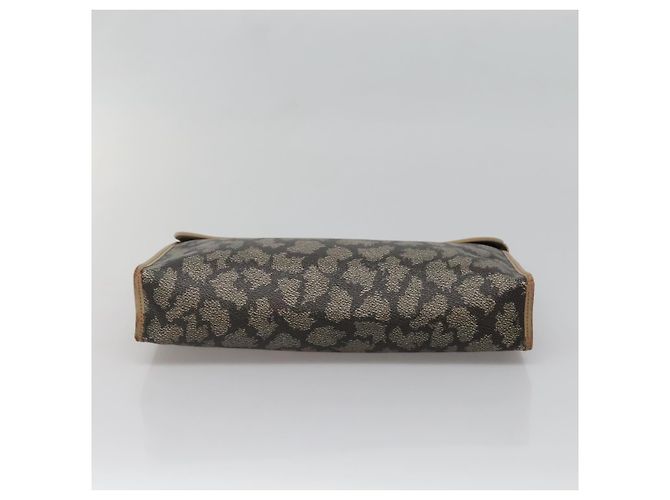 SAINT LAURENT Borsa Clutch 2Set Beige Marrone oro Auth am8873 D'oro - vista 6