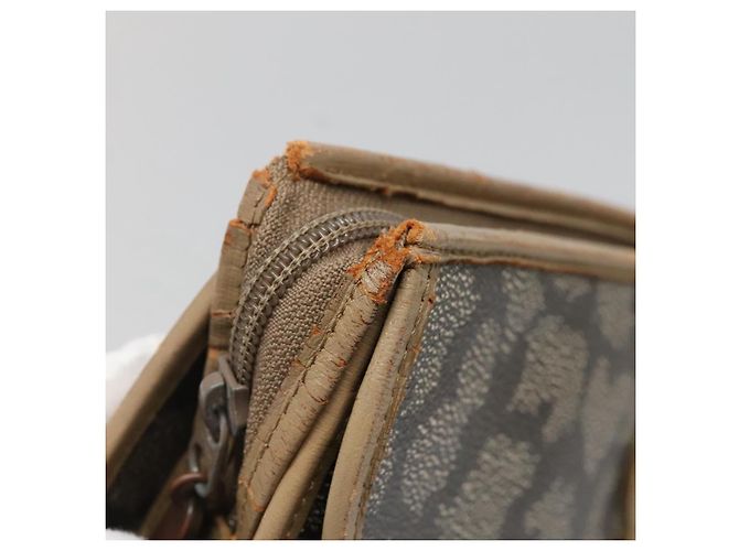 SAINT LAURENT Borsa Clutch 2Set Beige Marrone oro Auth am8873 D'oro - vista 8