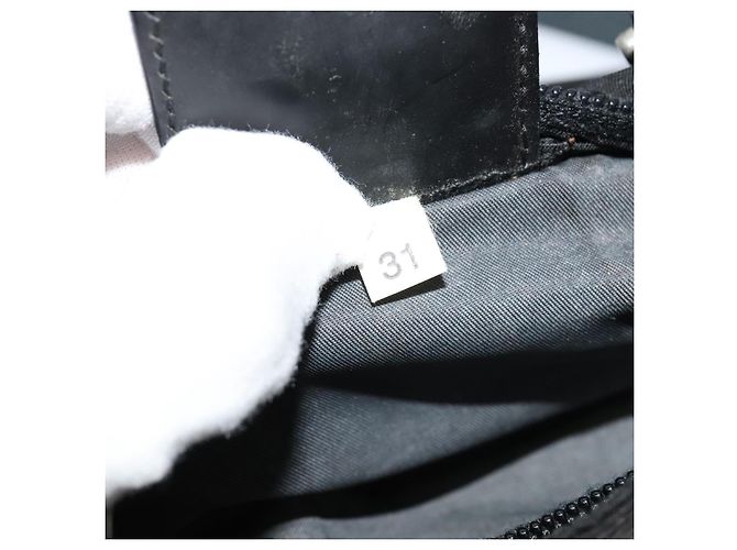 Borsa a Spalla PRADA Nylon Nero Argento Autentica ep9765 - vista 20