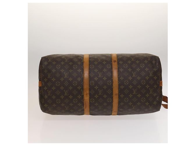 LOUIS VUITTON Monogram Keepall Bandouliere 55 Borsa Boston M41414 LV Auth 135536 Monogramma - vista 11