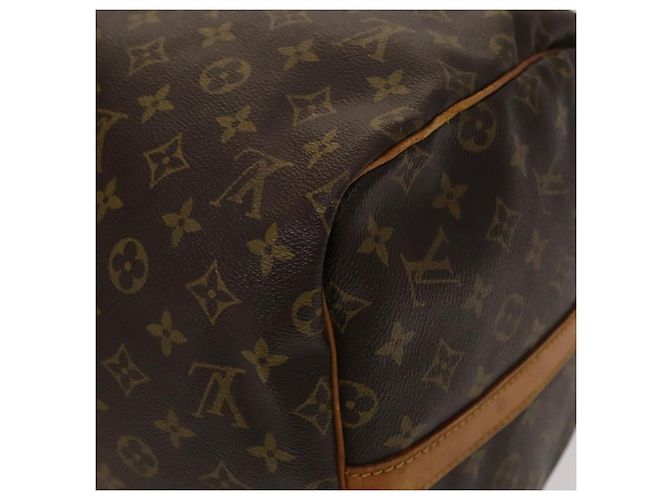 LOUIS VUITTON Monogram Keepall Bandouliere 55 Borsa Boston M41414 LV Auth 135536 Monogramma - vista 14
