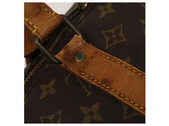 LOUIS VUITTON Monogram Keepall Bandouliere 55 Borsa Boston M41414 LV Auth 135536 Monogramma - vista 16