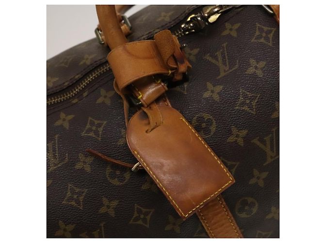 LOUIS VUITTON Monogram Keepall Bandouliere 55 Borsa Boston M41414 LV Auth 135536 Monogramma - vista 18