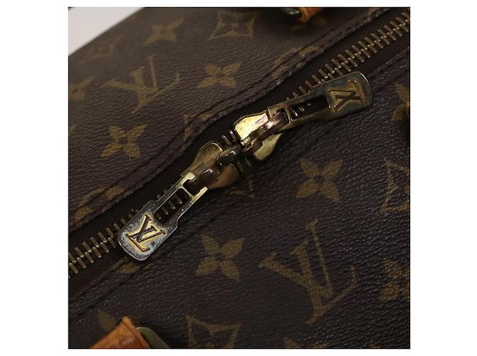 LOUIS VUITTON Monogram Keepall Bandouliere 55 Borsa Boston M41414 LV Auth 135536 Monogramma - vista 19