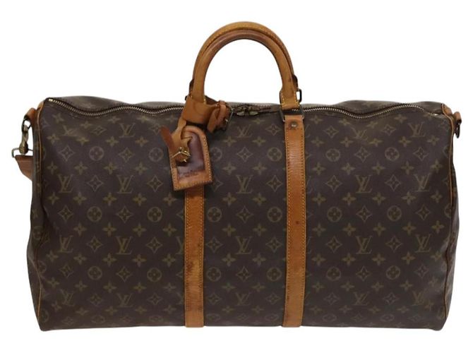 LOUIS VUITTON Monogram Keepall Bandouliere 55 Borsa Boston M41414 LV Auth 135536 Monogramma - vista 2