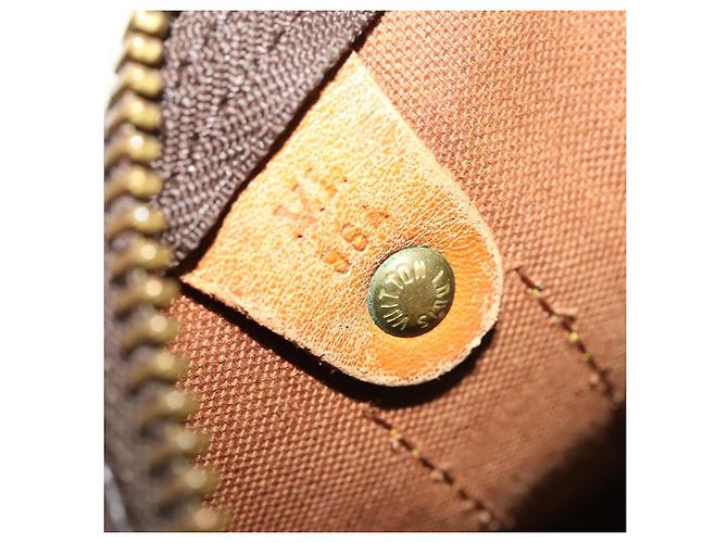 LOUIS VUITTON Monogram Keepall Bandouliere 55 Borsa Boston M41414 LV Auth 135536 Monogramma - vista 24