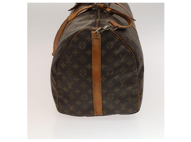 LOUIS VUITTON Monogram Keepall Bandouliere 55 Borsa Boston M41414 LV Auth 135536 Monogramma - vista 4