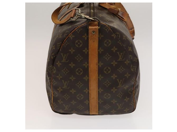 LOUIS VUITTON Monogram Keepall Bandouliere 55 Borsa Boston M41414 LV Auth 135536 Monogramma - vista 5