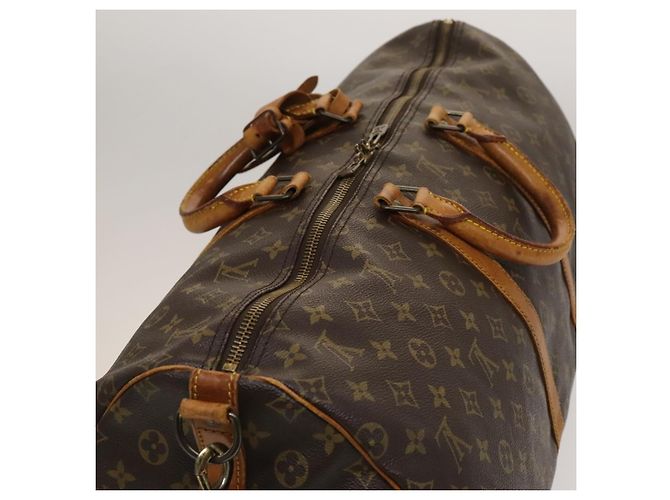 LOUIS VUITTON Monogram Keepall Bandouliere 55 Borsa Boston M41414 LV Auth 135536 Monogramma - vista 6