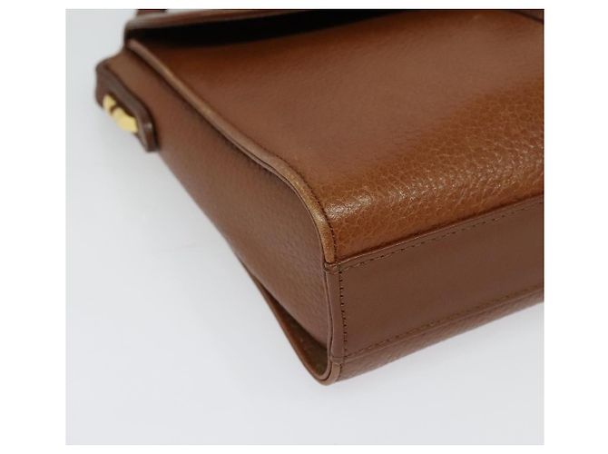Autre Marque Borsa a Spalla Burberrys in Pelle Marrone Oro Auth ep10007 D'oro - vista 10