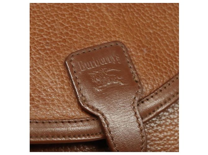 Autre Marque Borsa a Spalla Burberrys in Pelle Marrone Oro Auth ep10007 D'oro - vista 14